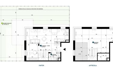 Rzut - Mieszkanie na sprzedaż 1 pokój o powierzchni 75,61 m² - numer BH0006 w Viva Cité