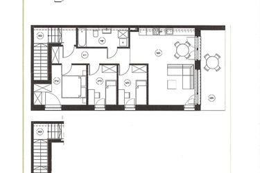 Rzut - Mieszkanie na sprzedaż 4 pokoje o powierzchni 79,14 m² - numer 24_2 w Apartamenty Sielanka