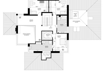 Rzut - Dom na sprzedaż 5 pokoi o powierzchni 100 m² - numer 2 w Inwestycja Hrubieszów Domy