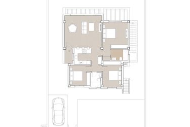 Rzut - Dom na sprzedaż 5 pokoi o powierzchni 208,15 m² - numer 5 w Wille Olivo w Polop, Ref: RD-97570