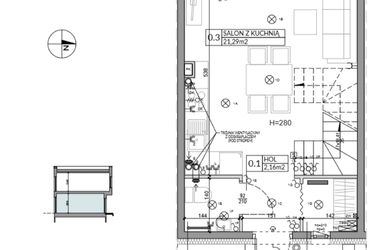 Rzut - Dom na sprzedaż 3 pokoje o powierzchni 62,16 m² - numer 15 w Boska Ksawerowska 2