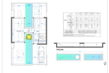 Rzut - Dom na sprzedaż 3 pokoje o powierzchni 157 m² - numer 1 w Dom szeregowy w Formentera del Segura - 84473209