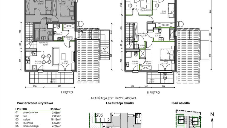 Rzut - Mieszkanie na sprzedaż 4 pokoje o powierzchni 92,85 m² - numer B02.L2 w Rokokowa Vita