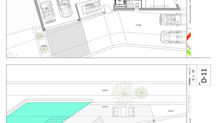 Rzut - Dom na sprzedaż 4 pokoje o powierzchni 350 m² - numer 4 w Willa w Calpe - 14413209