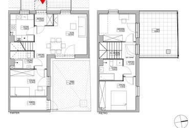 Rzut - Dom na sprzedaż 4 pokoje o powierzchni 80,63 m² - numer RJ5/D2/D22/A w Robyg Jagodno