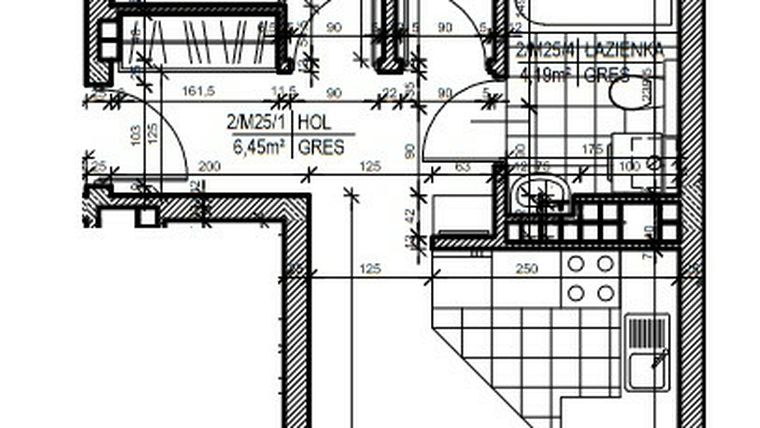 Rzut - Mieszkanie na sprzedaż 3 pokoje o powierzchni 52,12 m² - numer 26 w Staroniwskie Sady etap II