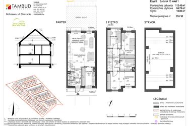 Rzut - Mieszkanie na sprzedaż 4 pokoje o powierzchni 84,78 m² - numer B15/L1 w Słoneczne Ogrody