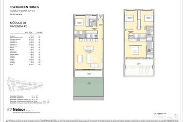 Rzut - Mieszkanie na sprzedaż 4 pokoje o powierzchni 141 m² - numer 8.42 w Evergreen Homes - Mijas