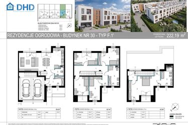 Rzut - Dom na sprzedaż 6 pokoi o powierzchni 222,19 m² - numer B30 w Rezydencje Ogrodowa