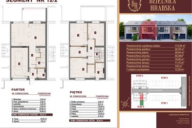 Rzut - Dom na sprzedaż 4 pokoje o powierzchni 113,2 m² - numer 12/2 w Dzielnica Hrabska