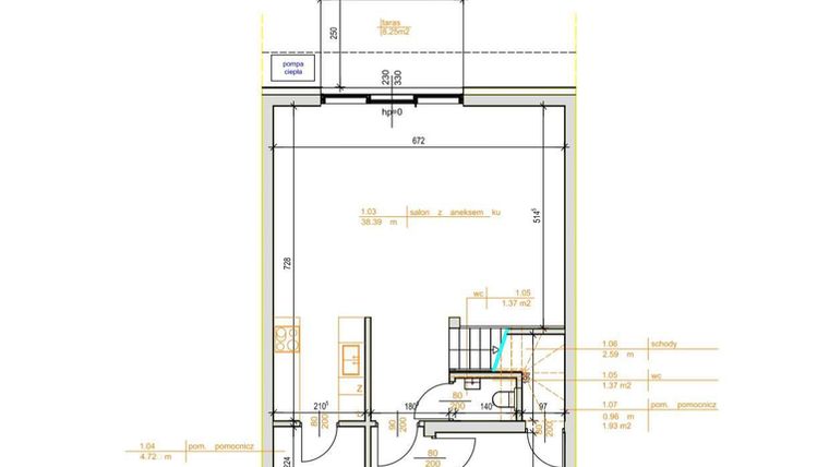 Rzut - Dom na sprzedaż 5 pokoi o powierzchni 161,12 m² - numer E7 w Nova Natura Etap VII