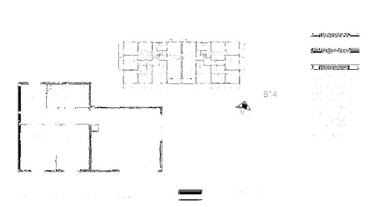 Rzut - Mieszkanie na sprzedaż 3 pokoje o powierzchni 61,4 m² - numer B14 w Lwowska 14