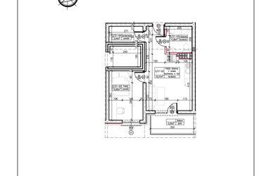 Rzut - Mieszkanie na sprzedaż 2 pokoje o powierzchni 37,74 m² - numer A.21 w Kąpielowa 2A