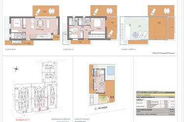 Rzut - Dom na sprzedaż 3 pokoje o powierzchni 167,97 m² - numer 11 w Willa La Marina