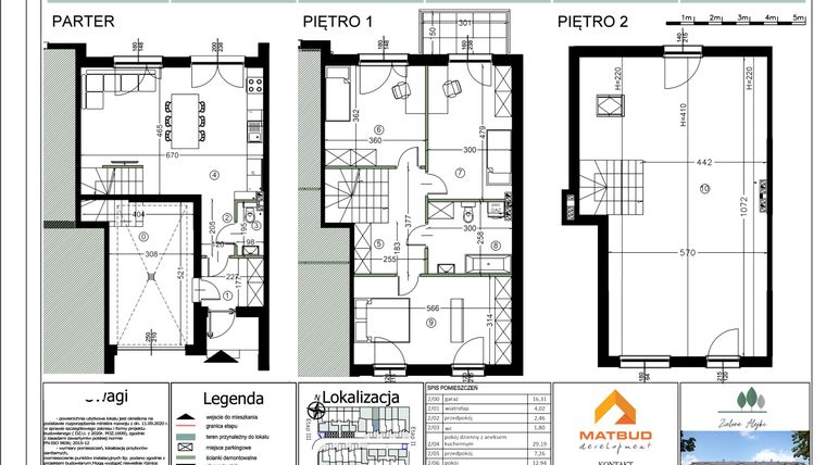 Rzut - Dom na sprzedaż 4 pokoje o powierzchni 177,33 m² - numer 17D/2 w Zielone Alejki etap II