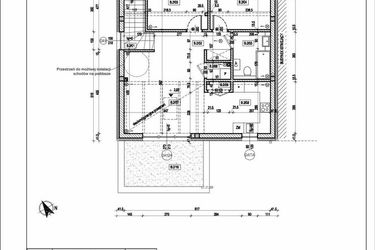 Rzut - Dom na sprzedaż 3 pokoje o powierzchni 72,89 m² - numer 35/2 w Spacerowa Park Radwanice