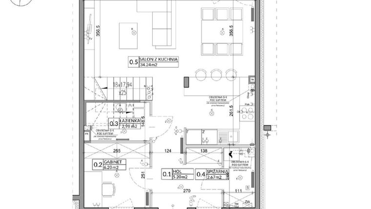 Rzut - Dom na sprzedaż 5 pokoi o powierzchni 109,09 m² - numer 5B w Miasto Ogród 5