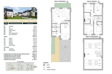 Rzut - Dom na sprzedaż 5 pokoi o powierzchni 139,25 m² - numer A9 w Cisova Park