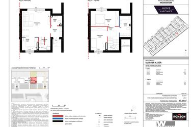 Rzut - Dom na sprzedaż 3 pokoje o powierzchni 67,39 m² - numer 4_02A w Nowe Warzymice 5