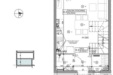 Rzut - Dom na sprzedaż 3 pokoje o powierzchni 62,16 m² - numer 7 w Boska Ksawerowska 2