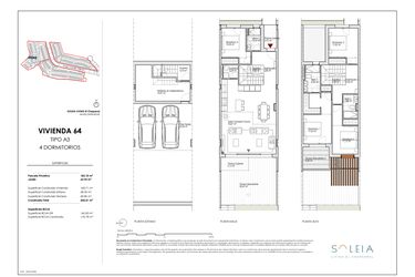 Rzut - Dom na sprzedaż 4 pokoje o powierzchni 160,71 m² - numer 64 w Soleia Living
