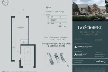 Rzut - Dom na sprzedaż 4 pokoje o powierzchni 135,15 m² - numer 18.A w Kościeliska