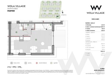 Rzut - Dom na sprzedaż 4 pokoje o powierzchni 95,04 m² - numer A.5B/2 w Wola Village