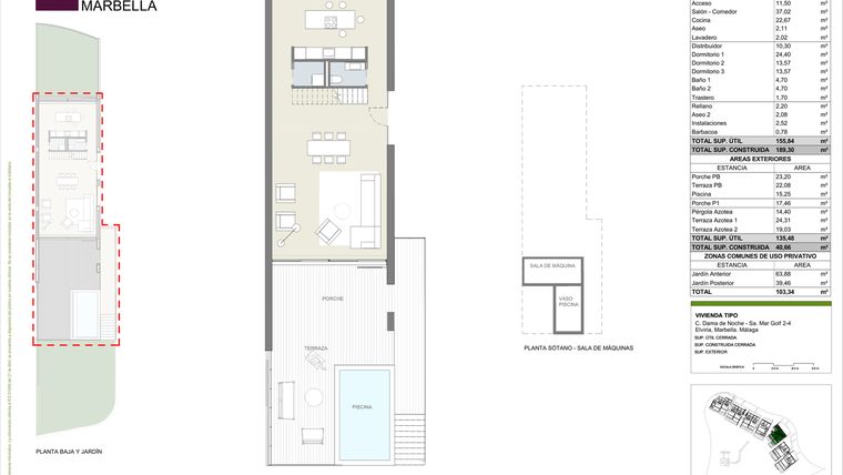 Rzut - Dom na sprzedaż 3 pokoje o powierzchni 189,3 m² - numer SH-16 w Sira Homes