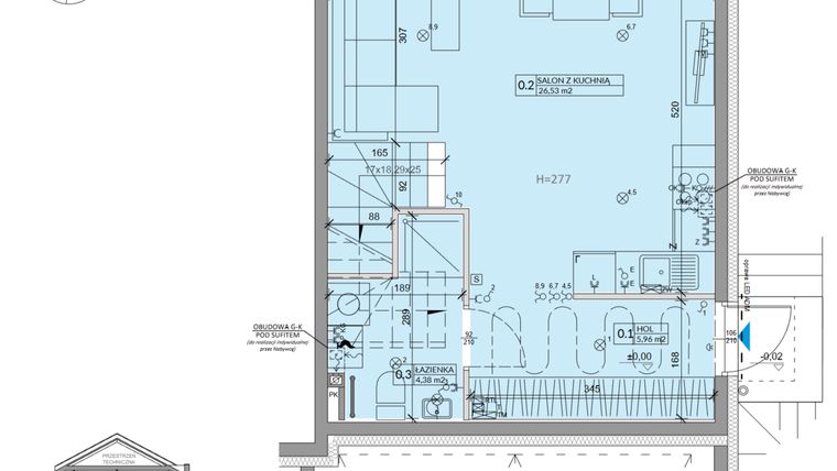 Rzut - Dom na sprzedaż 4 pokoje o powierzchni 81,17 m² - numer 36B w Ogrody Przyjaciół 5 etap III