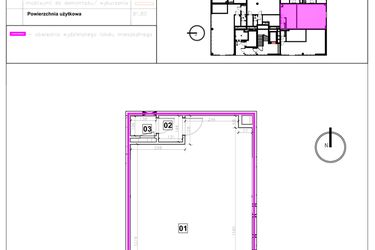Rzut - Lokal użytkowy na sprzedaż 1 pokój o powierzchni 81,8 m² - numer 2.C.17 w Nowe Miasto Polesie etap IIIa