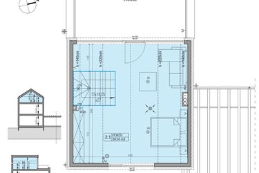 Rzut - Dom na sprzedaż 6 pokoi o powierzchni 151,13 m² - numer 11A w Wille przy Lesie etap III