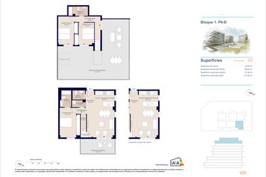 Rzut - Mieszkanie na sprzedaż 3 pokoje o powierzchni 130,02 m² - numer 8-08D w Apartamenty w La Vila Joiosa - 84746678