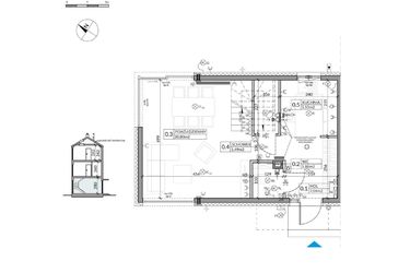 Rzut - Dom na sprzedaż 5 pokoi o powierzchni 117,97 m² - numer 4 w Wille Stolema