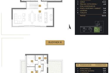 Rzut - Dom na sprzedaż 5 pokoi o powierzchni 226,66 m² - numer 3 w Villa Verde