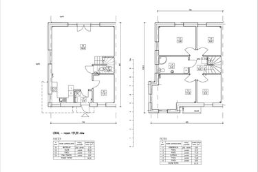 Rzut - Dom na sprzedaż 6 pokoi o powierzchni 121,2 m² - numer N1 w Iwiny Park etap IV