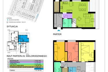 Rzut - Mieszkanie na sprzedaż 4 pokoje o powierzchni 120,18 m² - numer W2C w Błękitne Aleje