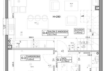 Rzut - Dom na sprzedaż 5 pokoi o powierzchni 105,61 m² - numer 10B w Nova Magdalenka 6