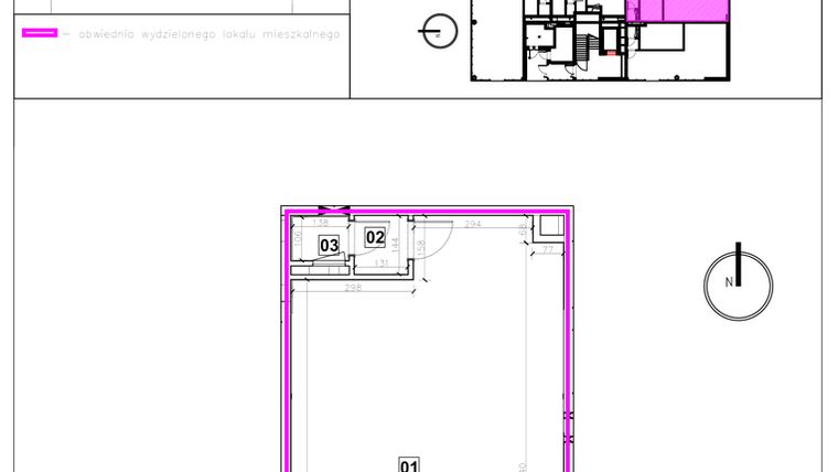 Rzut - Lokal użytkowy na sprzedaż 1 pokój o powierzchni 81,8 m² - numer 2.C.17 w Nowe Miasto Polesie etap IIIa