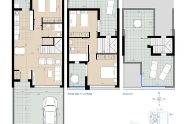 Rzut - Mieszkanie na sprzedaż 3 pokoje o powierzchni 198,82 m² - numer V5.3 w Residencial Nova II