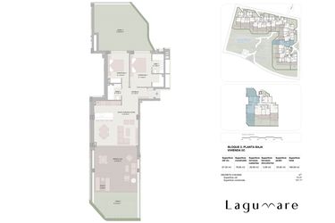 Rzut - Mieszkanie na sprzedaż 2 pokoje o powierzchni 89,22 m² - numer 8_20C w Lagumare41