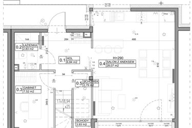 Rzut - Dom na sprzedaż 5 pokoi o powierzchni 111,66 m² - numer 7 w Miasto Ogród 4