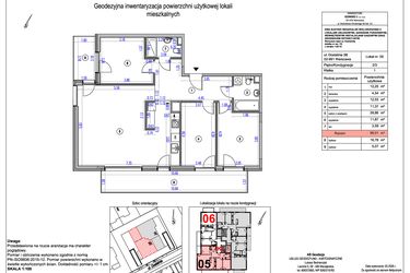 Rzut - Mieszkanie na sprzedaż 4 pokoje o powierzchni 96,01 m² - numer B5 w Vilanovia Park