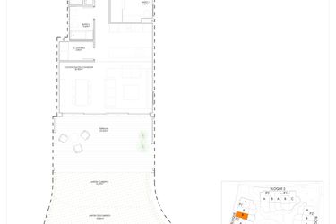 Rzut - Mieszkanie na sprzedaż 2 pokoje o powierzchni 97,02 m² - numer 7.1.2.0B w Idylicc