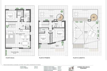 Rzut - Dom na sprzedaż 3 pokoje o powierzchni 121,38 m² - numer 6 w Bliźniak w Polopie - 22913965