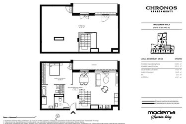 Rzut - Mieszkanie na sprzedaż 4 pokoje o powierzchni 142,16 m² - numer 606 w Chronos