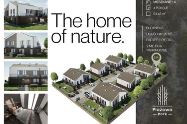 Rzut - Dom na sprzedaż 4 pokoje o powierzchni 94,42 m² - numer 6.1A w Plażowa Park Głowno