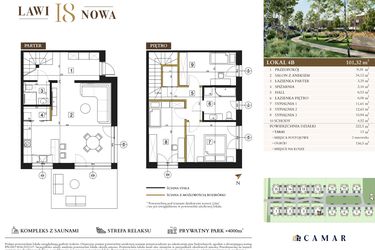 Rzut - Dom na sprzedaż 4 pokoje o powierzchni 101,32 m² - numer 4B w Lawinowa 18