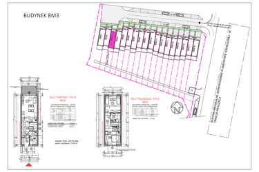 Rzut - Dom na sprzedaż 3 pokoje o powierzchni 77,66 m² - numer bm3 w Zielony Zakątek etap 2