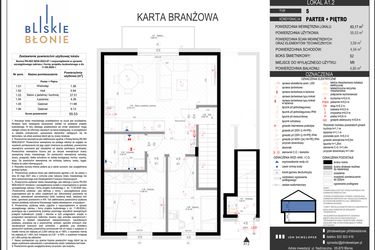 Rzut - Dom na sprzedaż 3 pokoje o powierzchni 55,53 m² - numer A1-2 w Bliskie Błonie