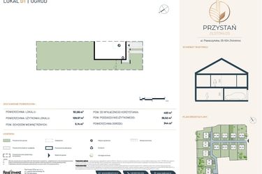 Rzut - Dom na sprzedaż 5 pokoi o powierzchni 151,66 m² - numer D1 w Przystań Złotokłos
